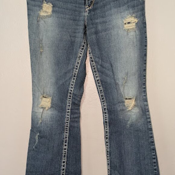 Silver Pioneer Ladies Jeans Bootcut 14x31 Good Condition - Picture 7 of 10